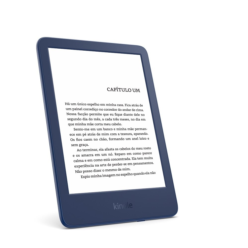 Novo Kindle 11ª Geração (lançamento 2022) – Mais leve, com resolução de 300  ppi e o dobro de armazenamento - Cor Azul